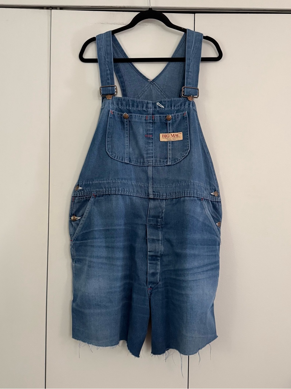 Vintage Big Mac Denim Overall Cutoffs 42